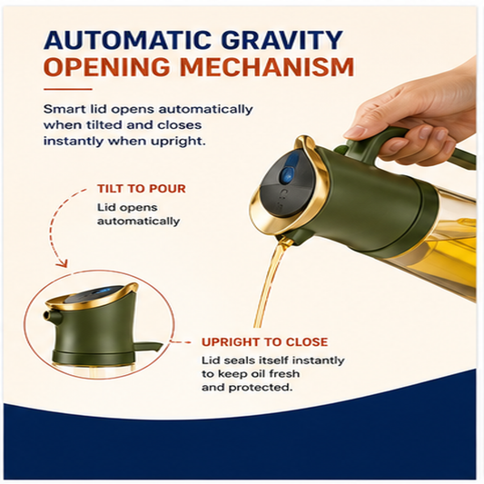 500ml Automatic Gravity Oil Dispenser Bottle |
