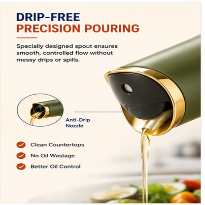 500ml Automatic Gravity Oil Dispenser Bottle |
