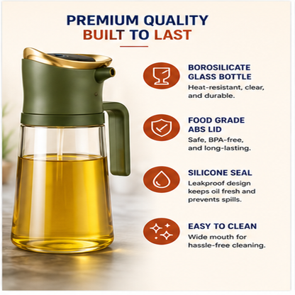 500ml Automatic Gravity Oil Dispenser Bottle |