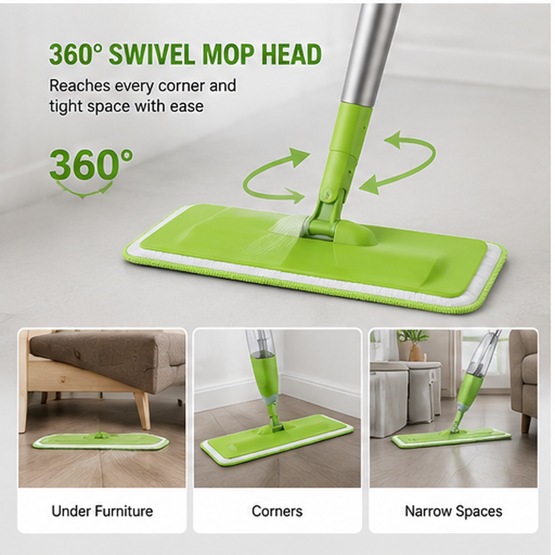3-in-1 Integrated Jet Spray Mop